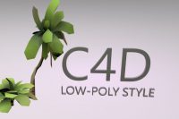 C4D_low_poly_style